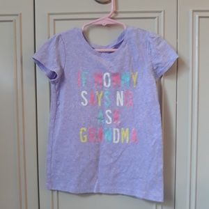 Young Girls Short Sleeved Graphic Tee